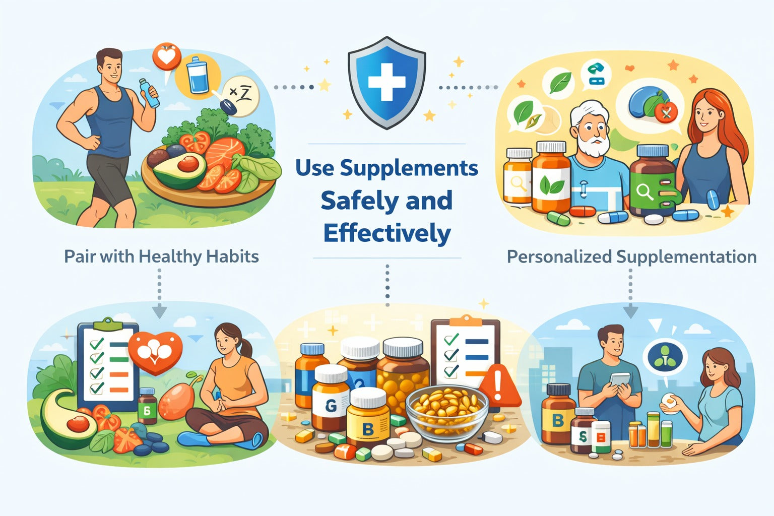 How to Use Supplements Safely and Effectively